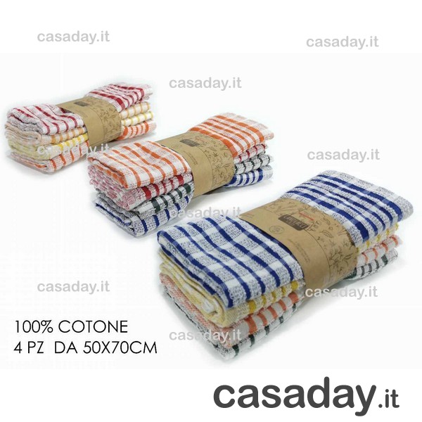 CANOVACCI COTONE 70X50 PZ.4 CANOVACCI COTONE 70X50 PZ.4