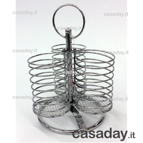 PORTABICCHIERI FILO CROMO 3 POSTI PORTABICCHIERI FILO CROMO 3 POSTI