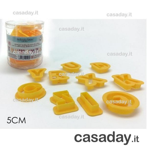 TAGLIAPASTA LETTERE PLASTICA PZ.26 TAGLIAPASTA LETTERE PLASTICA PZ.26