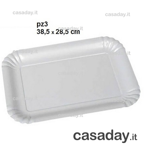 VASSOIO CARTA BIANCO N^7 PZ.3 
