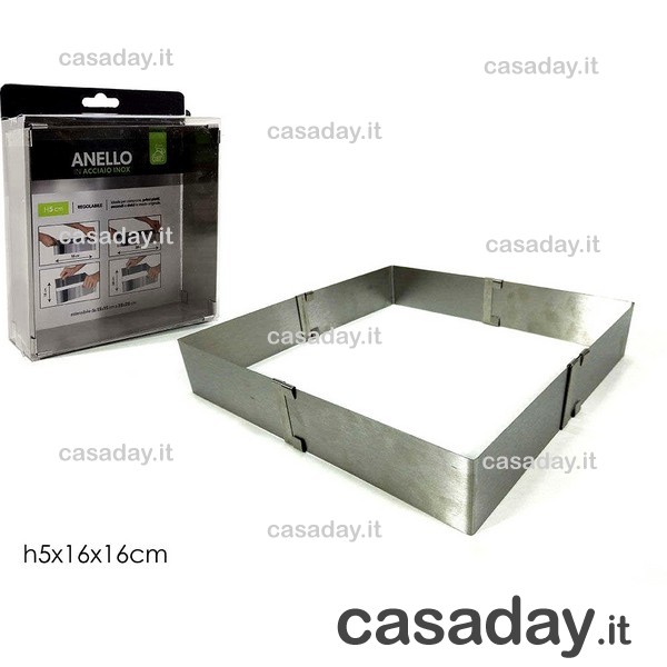 CORNICE TORTE REGOLABILE DA 15X15 A 28X28 H5 