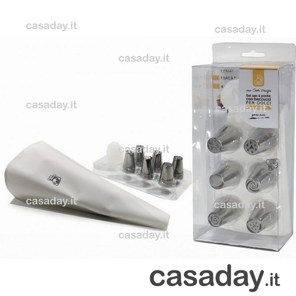 SACCO DECORATORE 6 BECCUCCI INOX SACCO DECORATORE 6 BECCUCCI INOX