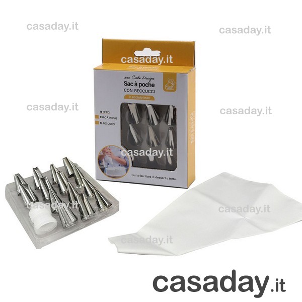 SACCO DECORATORE 14 BECCUCCI INOX SACCO DECORATORE 14 BECCUCCI INOX