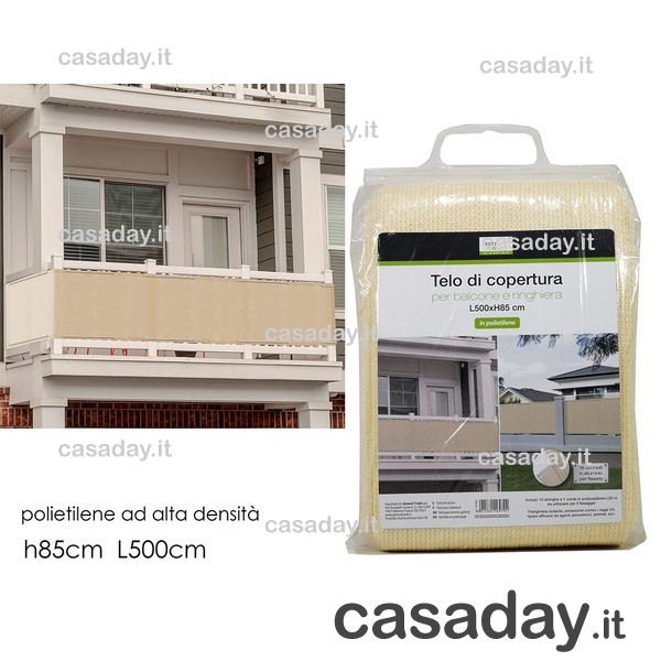 TELO COPRI BALCONE E RINGHIERA MT.5 H85 TELO COPRI BALCONE E RINGHIERA MT.5 H85
