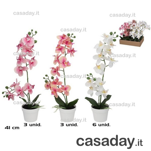 ORCHIDEA IN VASO CM.41 real touch ORCHIDEA IN VASO CM.41 real touch