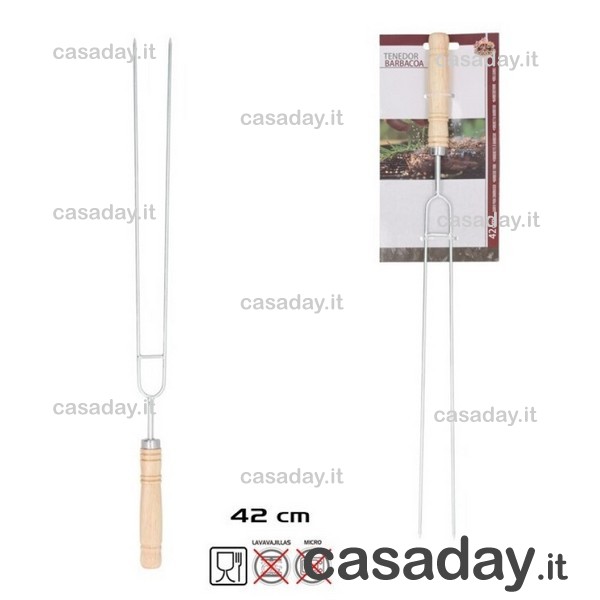 FORCHETTONE INOX M-LEGNO CM.42 FORCHETTONE INOX M-LEGNO CM.42