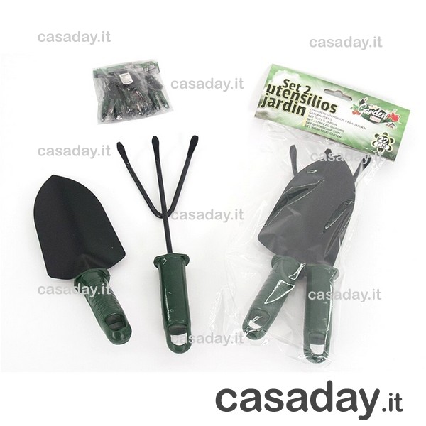 SET ATTREZZI GIARDINO ACCIAIO CM.22 PZ.2 SET ATTREZZI GIARDINO ACCIAIO CM.22 PZ.2