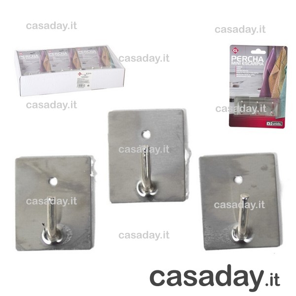 GANCI ADESIVI INOX PZ.3 GANCI ADESIVI INOX PZ.3