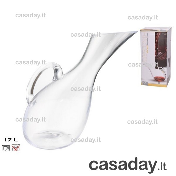DECANTER VETRO LT.1.7 C-MANICO DECANTER VETRO LT.1.7 C-MANICO