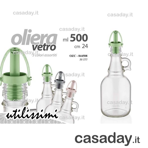 OLIERA VETRO C-TAPPO DOSATORE cl.50 