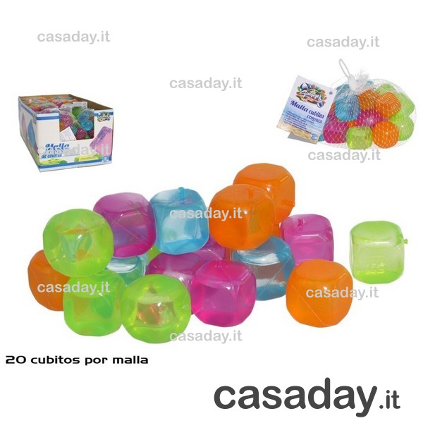 GHIACCIO CUBETTI RIUTILIZZABILI PZ.20 GHIACCIO CUBETTI RIUTILIZZABILI PZ.20