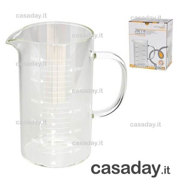 CARAFFA GRADUATA BOROSILICATO 500ML CARAFFA GRADUATA BOROSILICATO 500ML