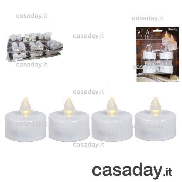 LUMINI A BATTERIA PZ.4 TEALIGHT LUMINI A BATTERIA PZ.4 TEALIGHT
