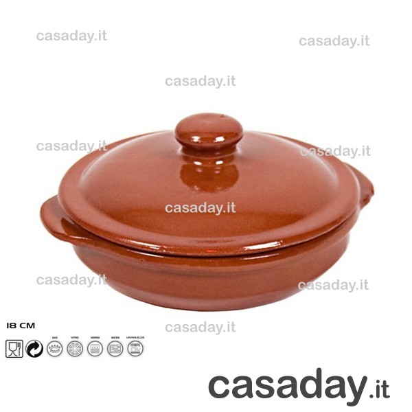 CASSERUOLA COCCIO C-COPERCHIO CM.18 CASSERUOLA COCCIO C-COPERCHIO CM.18