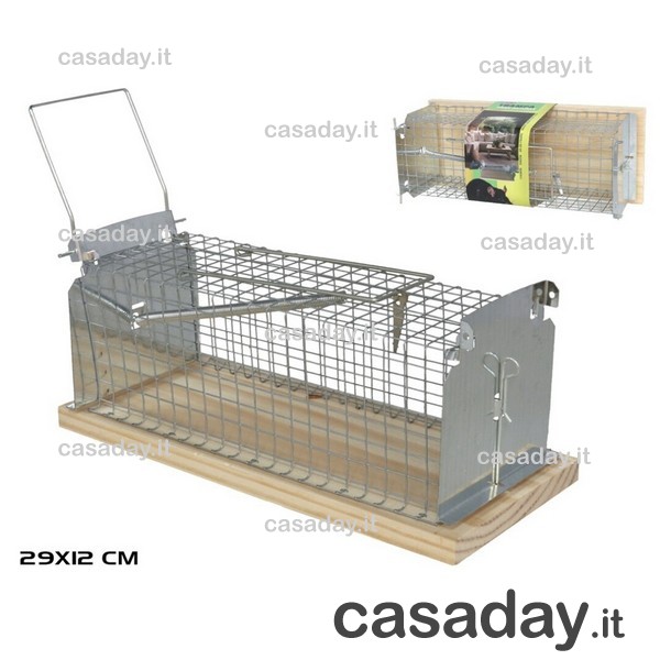 TRAPPOLA PER TOPI A GABBIA 