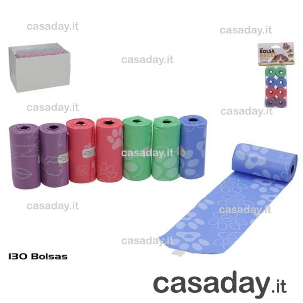 SACCHETTI PER ANIMALI PZ.130 CM.23X19 