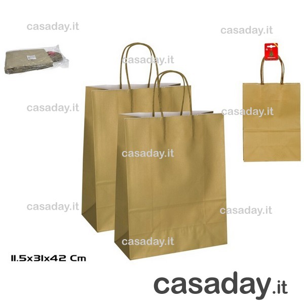 BORSA CARTA REGALO CM.42X31 pz.2 