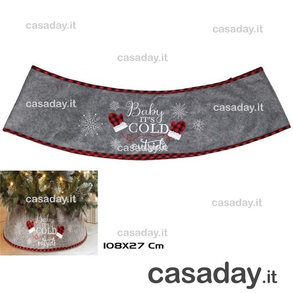 COPRI BASE PER ALBERO DI NATALE CM.108 