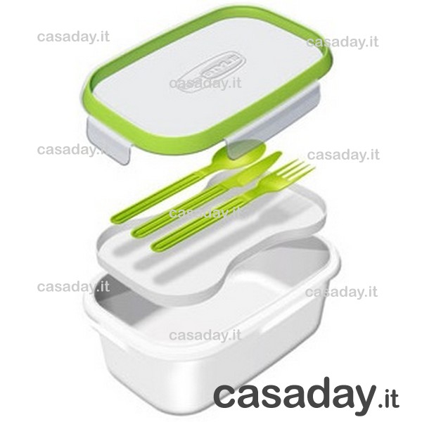 SCATOLA PORTAVIVANDE LT.1,5 CON POSATE giostyle SCATOLA PORTAVIVANDE LT.1,5 CON POSATE giostyle
