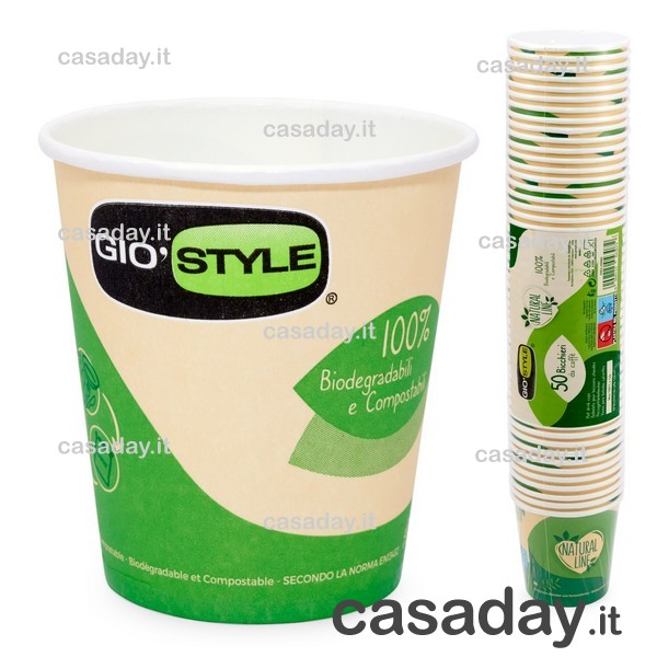 BICCHIERI CARTA PZ.50 ml.200 giostyle BICCHIERI CARTA PZ.50 ml.200 giostyle