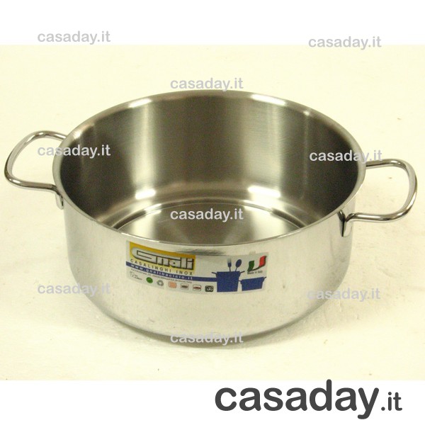 CASSERUOLA INOX 18-C 2-M CM.22 C222 gnali CASSERUOLA INOX 18-C 2-M CM.22 C222 gnali