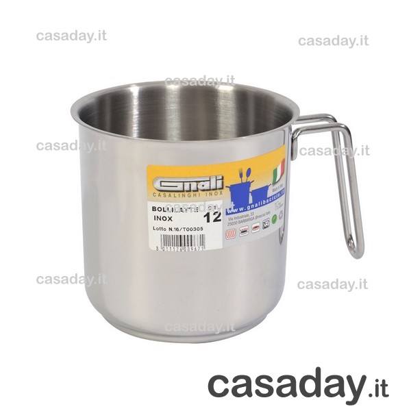 BOLLILATTE INOX CM.12 B112 gnali BOLLILATTE INOX CM.12 B112 gnali