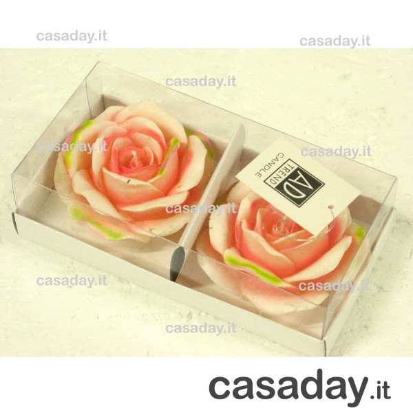 CANDELE GALLEGGIANTI ROSA PZ.2 CANDELE GALLEGGIANTI ROSA PZ.2
