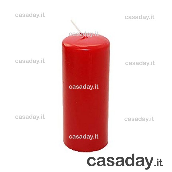 CANDELA ROSSA CILINDRO CM.6 H16 CANDELA ROSSA CILINDRO CM.6 H16