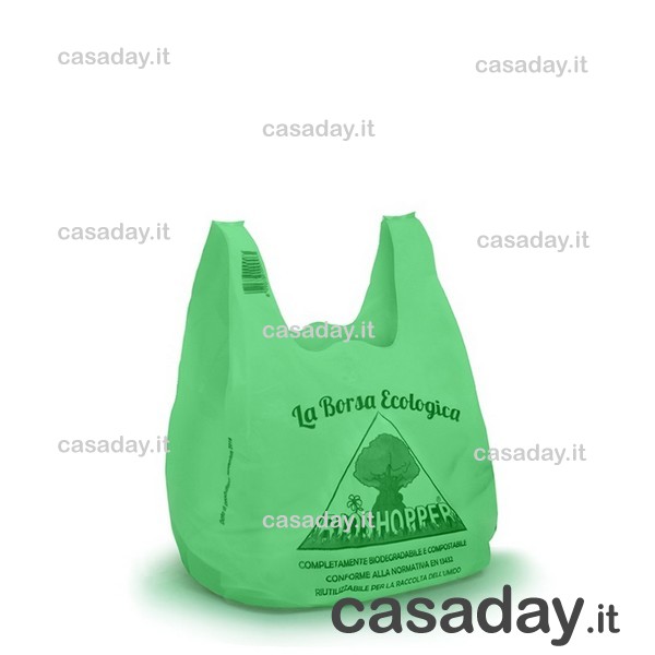 BUSTE SHOPPER BIOCOMPOSTABILI 23X45 Kg3 BUSTE SHOPPER BIOCOMPOSTABILI 23X45 Kg3