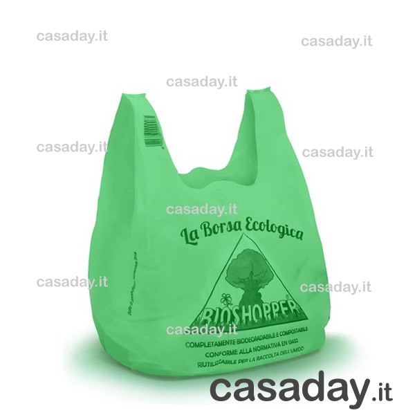 BUSTE SHOPPER BIOCOMPOSTABILI 30X53 Kg4 BUSTE SHOPPER BIOCOMPOSTABILI 30X53 Kg4