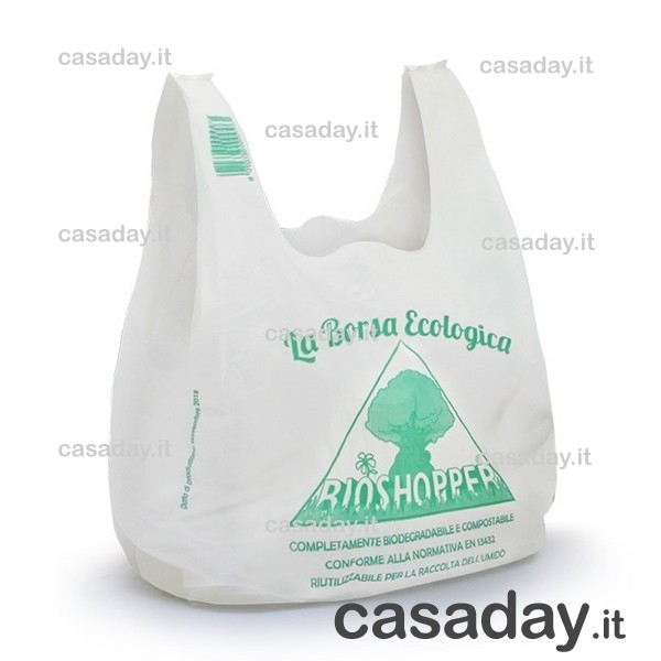 BUSTE SHOPPER BIOCOMPOSTABILI 30X60 pz.500 
