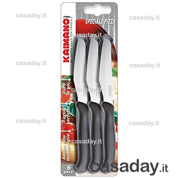 COLTELLI PIZZA PZ.6 NERO kaimano COLTELLI PIZZA PZ.6 NERO kaimano