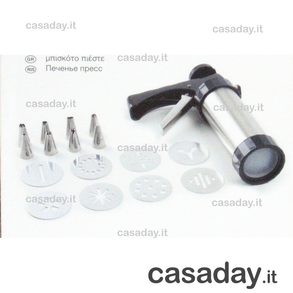 SIRINGA PRONTO BISCOTTO INOX 041257 eva SIRINGA PRONTO BISCOTTO INOX 041257 eva