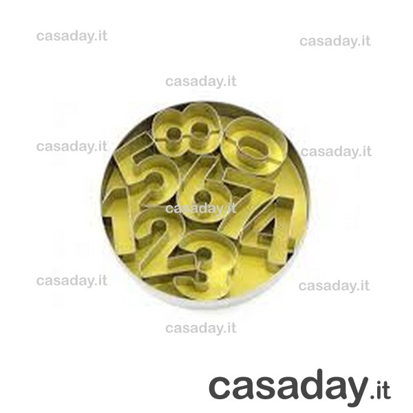 TAGLIAPASTA NUMERI INOX PZ.9 eva TAGLIAPASTA NUMERI INOX PZ.9 eva