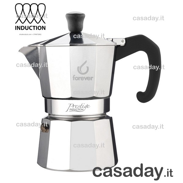 CAFFETTIERA PRESTIGE TZ.3 INDUZIONE forever CAFFETTIERA PRESTIGE TZ.3 INDUZIONE forever
