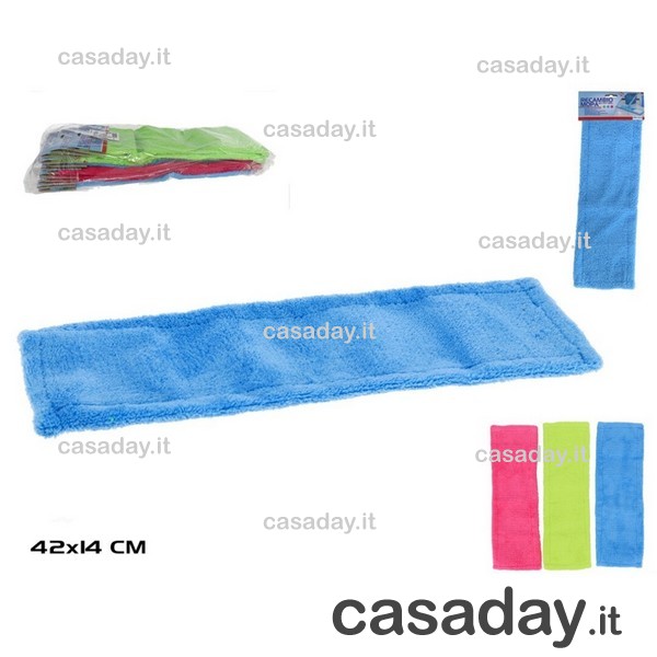 RICAMBIO SCOPA MICROFIBRA 42x14 