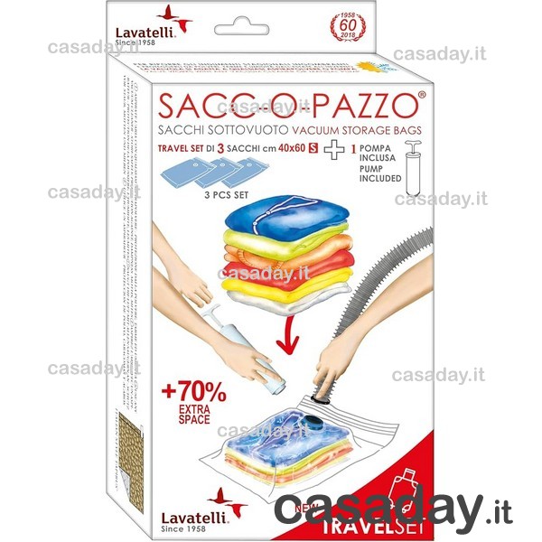 SACCO PAZZO X MAGLIONI 40x60 PZ.2 