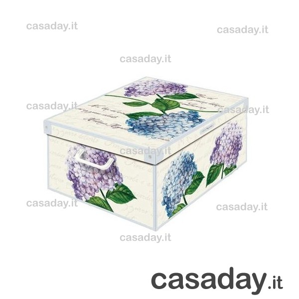 SCATOLA BAULETTO MIDI FIORI 25X35 H17 SCATOLA BAULETTO MIDI FIORI 25X35 H17