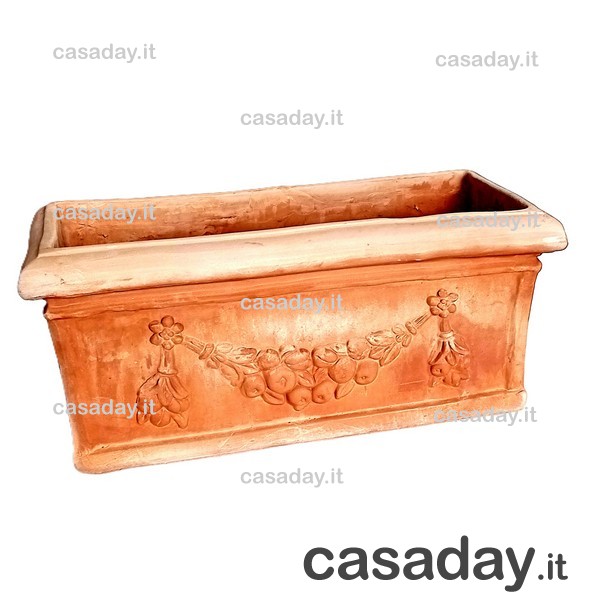 CASSETTA COCCIO FESTONE CM.63 - 019 terrecotte toscane CASSETTA COCCIO FESTONE CM.63 - 019 terrecotte toscane