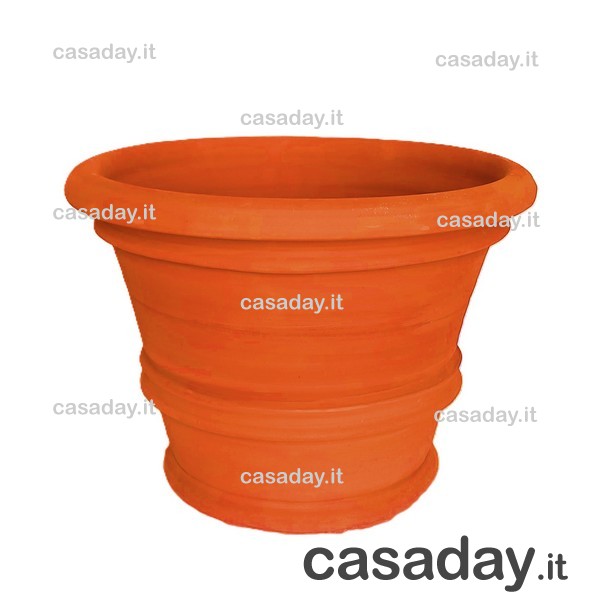 VASO COCCIO FESTONATO CM.40 terrecotte toscane