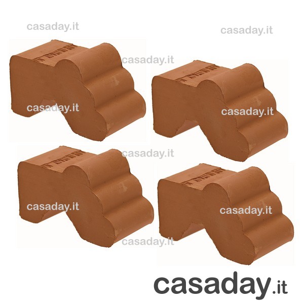PIEDINO PER VASI SAGOMATO terrecotte toscane PIEDINO PER VASI SAGOMATO terrecotte toscane