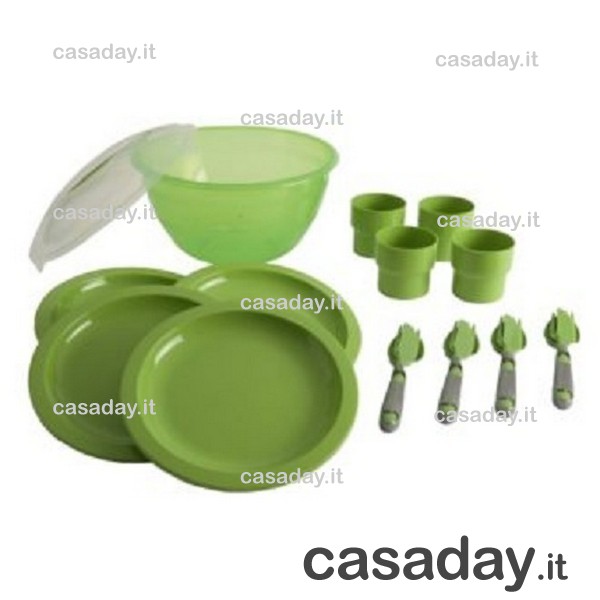 SET PICNIC INSALATIERA+BICCHIERI+PIATTI+POSATE PZ.26 lega SET PICNIC INSALATIERA+BICCHIERI+PIATTI+POSATE PZ.26 lega
