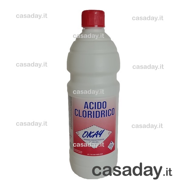 ACIDO MURIATICO CLORIDRICO LT.1 33 PERC. ACIDO MURIATICO CLORIDRICO LT.1 33 PERC.
