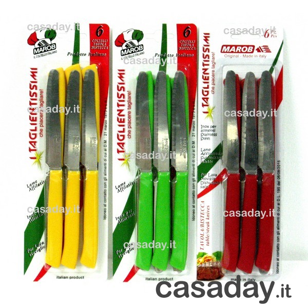 COLTELLI TAGLIENTISSIMI PZ.6 marietti COLTELLI TAGLIENTISSIMI PZ.6 marietti