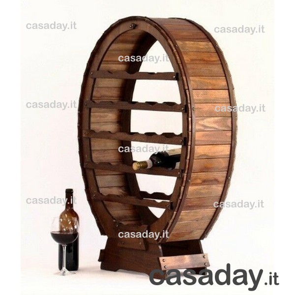 BOTTE PORTABOTTIGLIE LEGNO 18 POSTI BOTTE PORTABOTTIGLIE LEGNO 18 POSTI
