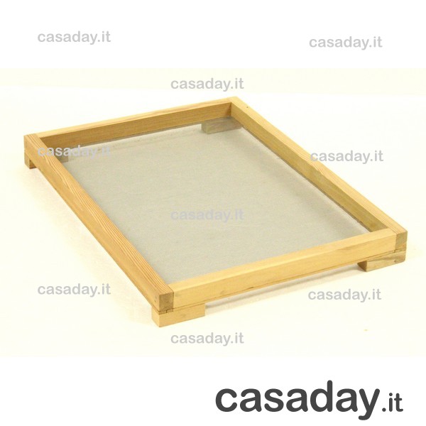 ASCIUGAPASTA LEGNO CON RETE 