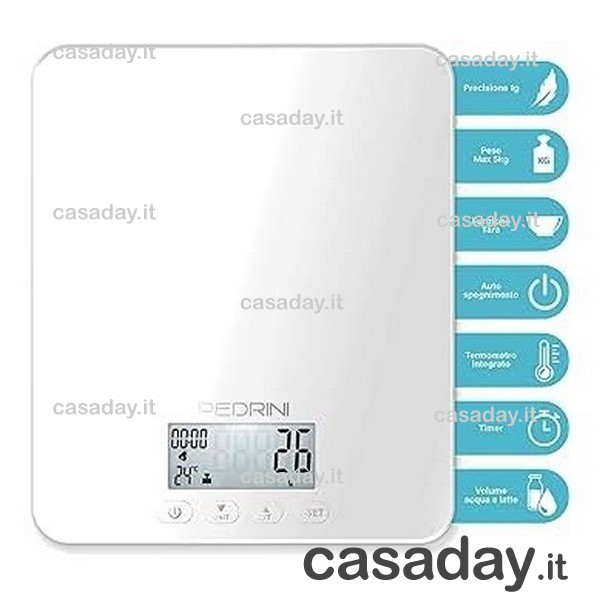 BILANCIA CUCINA ELETTRONICA K.5 PEDRINI pedrini BILANCIA CUCINA ELETTRONICA K.5 PEDRINI pedrini