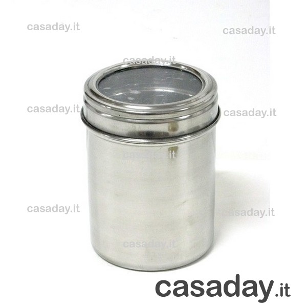 BARATTOLO INOX CM.9 H.12 BARATTOLO INOX CM.9 H.12