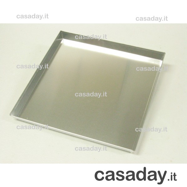 TEGLIA ALLUMINIO PIZZA CM.37X37X3 