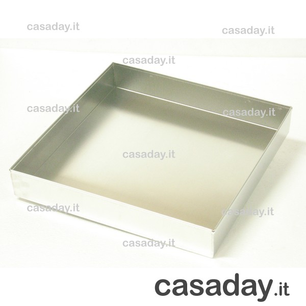 TEGLIA ALLUMINIO ALTA CM 37X37X6 